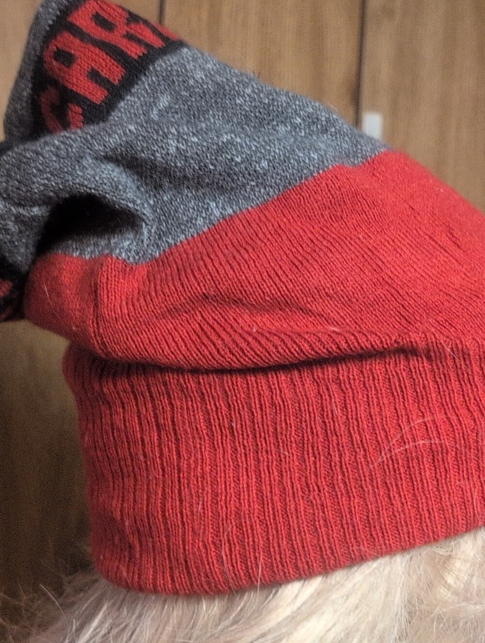 New Era Arizona Cardinals NFL Knit Beanie Hat Red Gray Black One Size - Picture 2 of 7